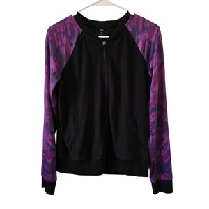 RBX Medium Black And Purple Track Jacket